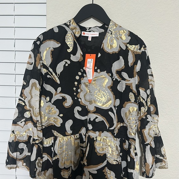 NWT Jude Connally Faith Dress Grand Floral Black - Picture 5 of 8